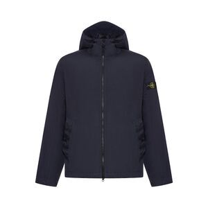 Stone Island Men Technical Fabric Jacket With Compass Logo